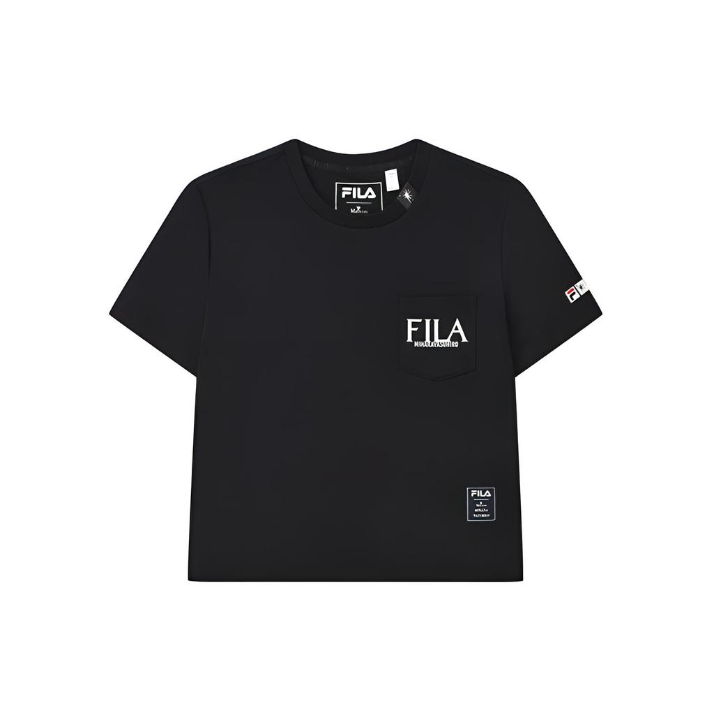 New FILA X MIHARA YASUHIRO SS22 T Shirt Women's Jet Black F11W223113F-BK