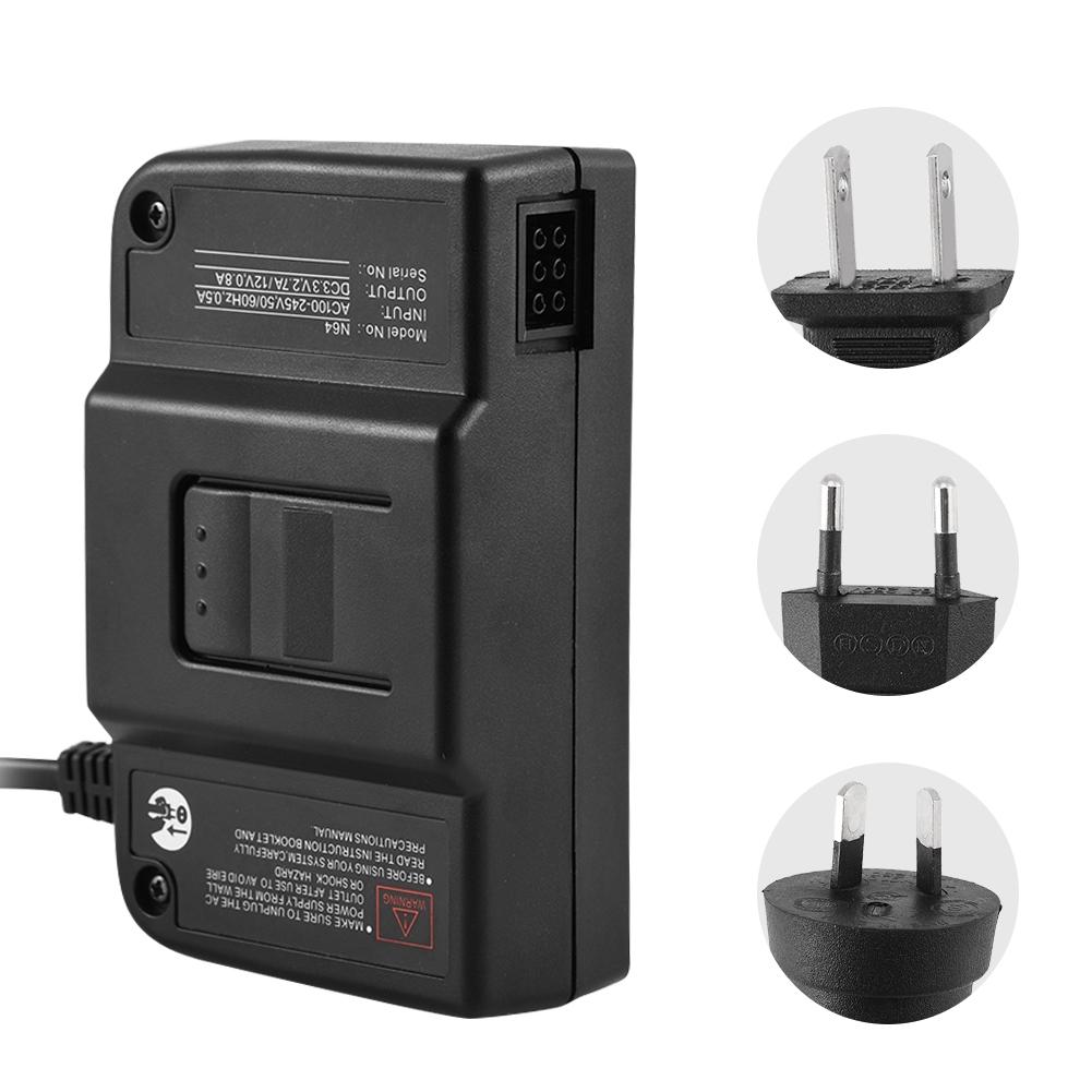 Adaptateur d'alimentation AC de remplacement Haute efficacité Sécurité pour Nintendo 64 N64 adaptateur d'alimentation AC pour nintendo 64