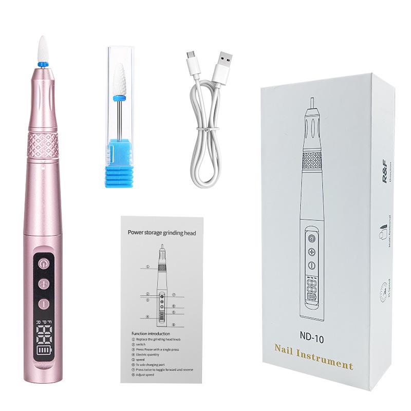 Electric Nail Art Grinding Machine with Curing Lamp – Nail Grinder and Remover