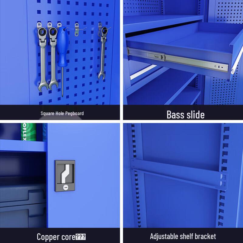 Lieve Heavy-Duty Steel Tool Storage Cabinet