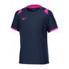 BASIC Volleyball Apparel Short Sleeve Piste V2MEB530 Unisex Dress Navy x Magenta Size M