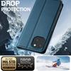 LC.IMEEKE L1 Series for iPhone 15 Case PU Leather Wallet Stand Protective Phone Cover