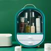 Makeup Organizer Case Acrylic Double-Door Cosmetic Box Cosmetic Organizer Desktop Portable Waterproof Makeup Case Storage Boxs