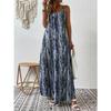 Summer Women's Dress Plus Size Sleeveless Trendy Printed Halter Dresses