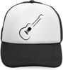 Acoustic Guitar Music Graphic Trucker Hat Polyester Adjustable Unisex Outdoor Cap