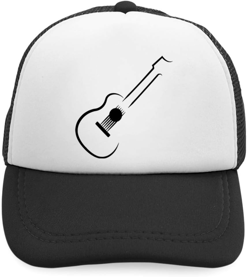 

Акустическая гитара Музыкальная графика Тракерская кепка Полиэстер Регулируемая Унисекс Кепка для улицы One Size