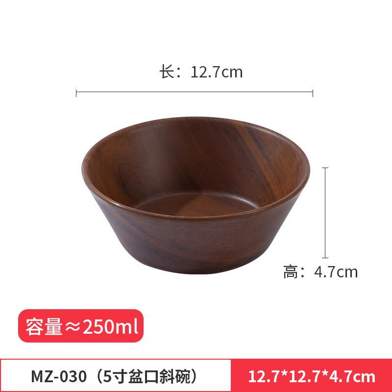 Japanese Imitation Wood Grain Melamine Noodle Bowl Commercial Noodle Bowl Cold Noodle Bowl Snail Noodle Bowl