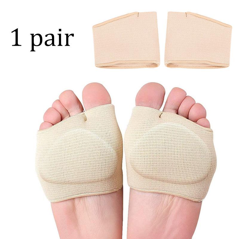 Silicone Gel Forefoot Pad High Heels Half Insoles Hallux Valgus Corrector Socks Metatarsal Pain Relief Insoles Foot Care Cushion
