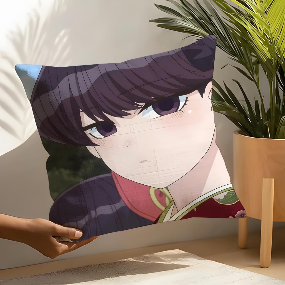 

Komi Cant CCommunicateS Pillow Case Home Living Room Decoration Linen Pillow Cases Cushion Cover 30X30cm