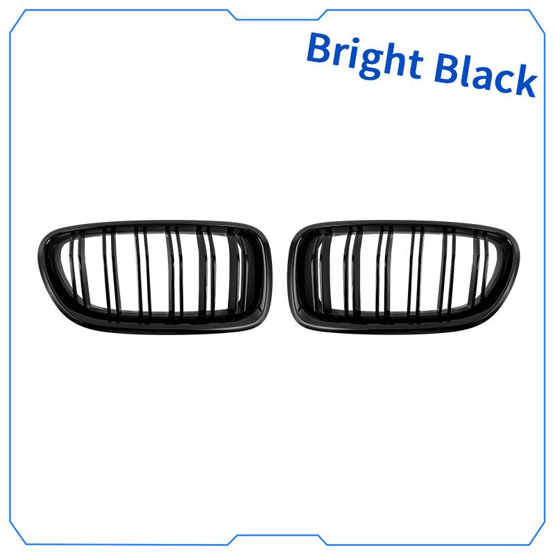 High Quality Silver Chrome Frame Double Slat Kindey Grille Front M Color Racing Grill For BMW 5 Series F10 F11 520i 535i 530i 540i 2010-2017