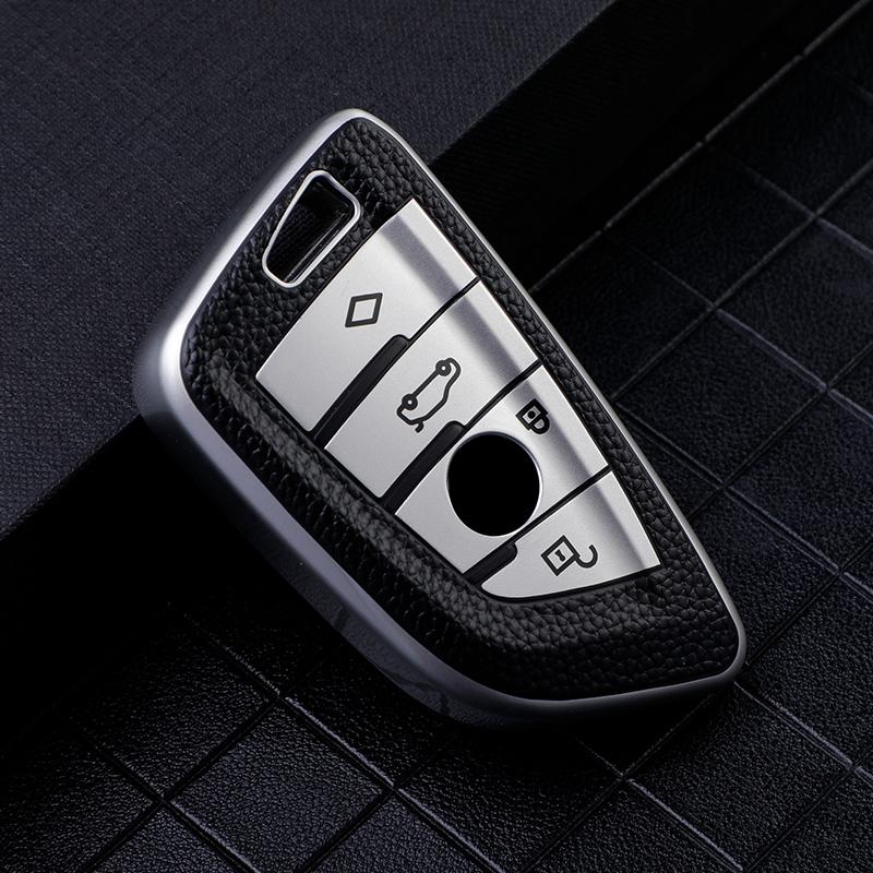 TPU Car Key Case for BMW 216i F46 X1 X2 X3 X5 X6 GT 2 5 6 7 Series 3 4 Buttons Smart Keyless Remote Control Fobs Protector Cover