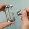 Stainless Steel Cage Challenge Game  Adult Complex Multi Layer Puzzle Toy, Ideal Gift for Birthday Stress Relief Toy