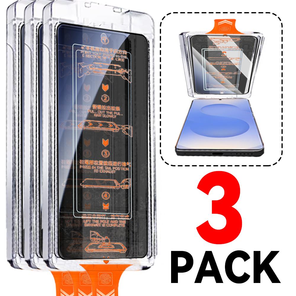 1-3Pcs Anti-spy for Samsung Galaxy S26 S25 S24 Edge Ultra S22 S23 Plus Easy Installation Privacy Tempered Glass Screen Protector