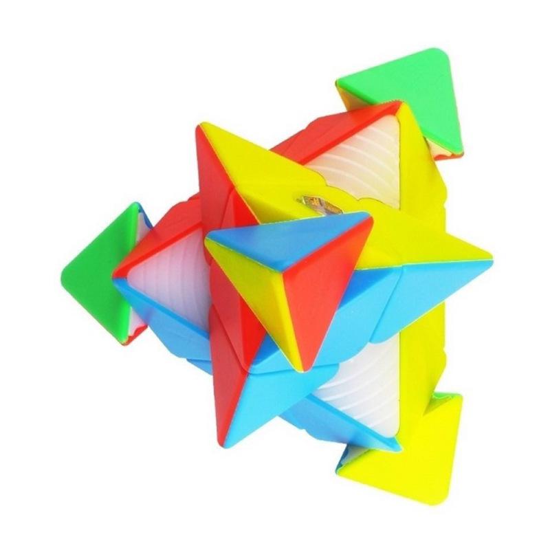 Yuxin Pyramid Stickerless Speed Cube 3x3 Triangle Cube Puzzle