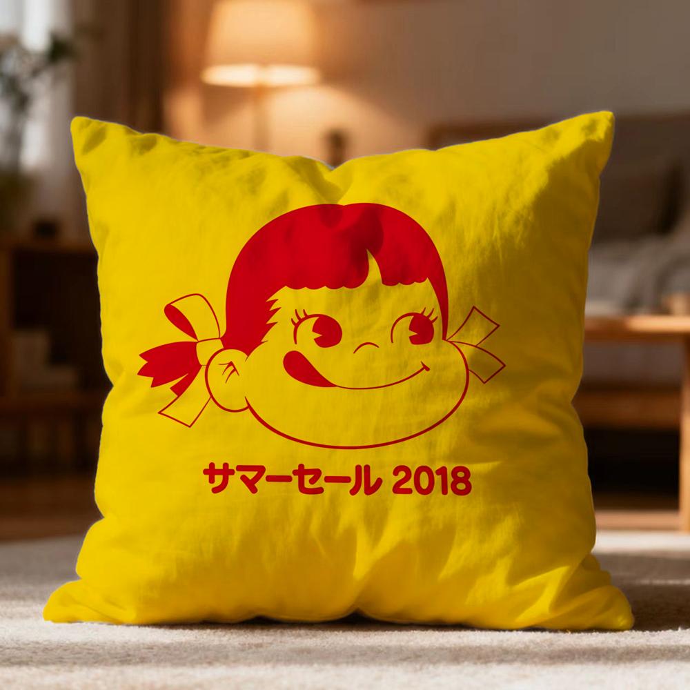 Hot F-FFujiya Cushion Cover Soft Washable Pillow Case Multi-Scene for Couch Bed Travel Office Use