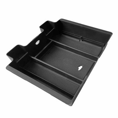 Plateau organisateur de console centrale, organisateur d'accessoires de console centrale avec boîte de rangement pour coussinets antidérapants