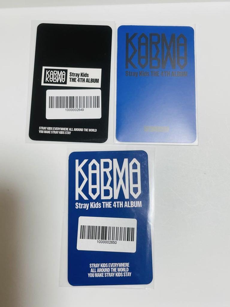 [USED] Stray Kids Seungmin KARMA Trading Card SKZOO