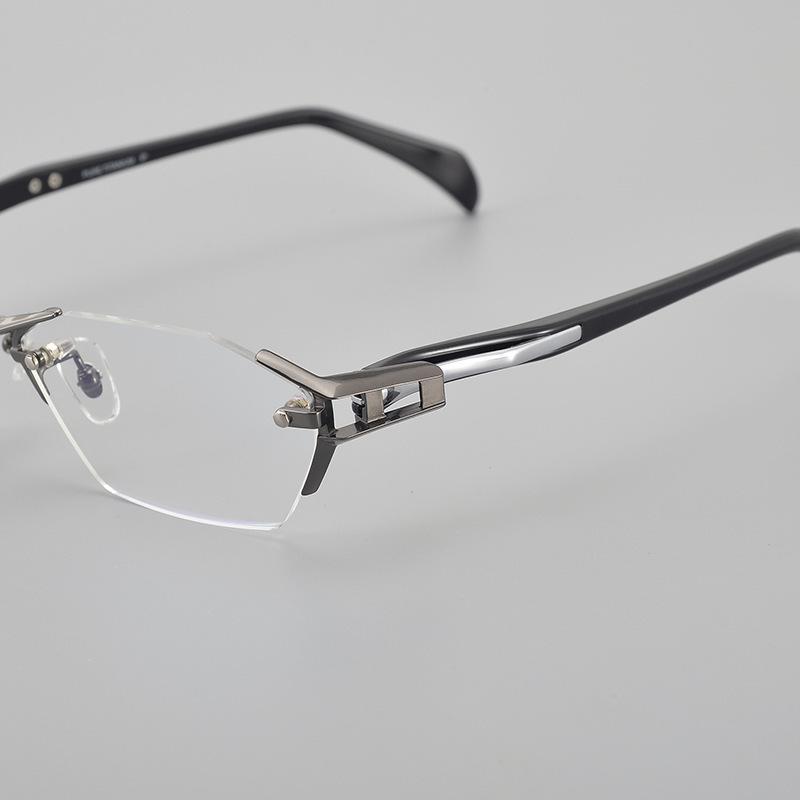 Brand High Definition Presbyopia Glasses Frame Men Women Rimless Prescription Square Eyeglasses Reading Eyeglasses