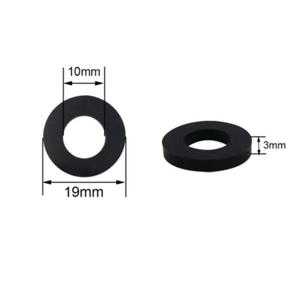 Washer Sealing Rings 2pcs Black For Replacement Seal Silicone Parts