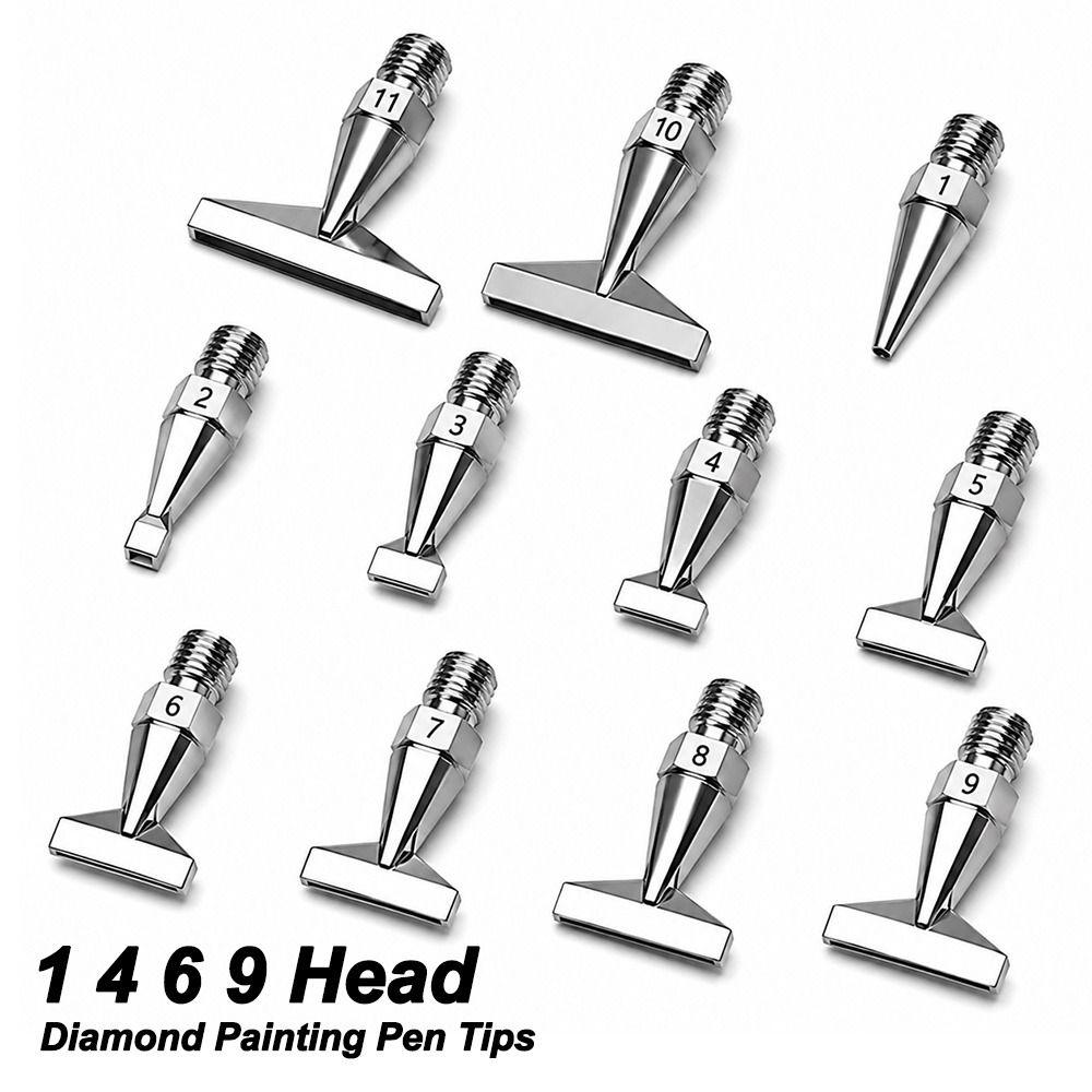 Metal Diamond Painting Pen Tips DIY Craft Diamond Painting Pen Heads Craft Accessories