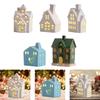 Ceramic Christmas Village House for Holiday Display Farmhouse Xmas Decor