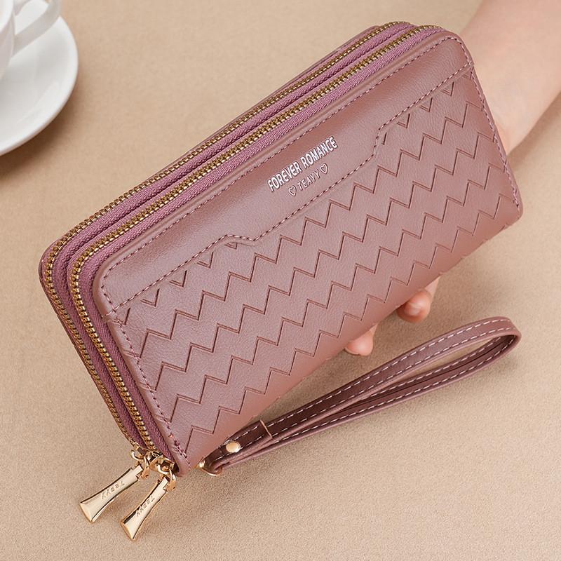 IELGY Ladies Wallet Long All-Match Large-Capacity Multi-Card Coin Pur
