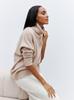 Ladies' Two-Lapel Loose Fit Sweater, High Collar, European Size, Anti-Pilling for Autumn and Winter