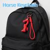 Chinese Style New Year Pendant Cartoon Zodiac Key Ring Horse Keychain  Year of The Horse