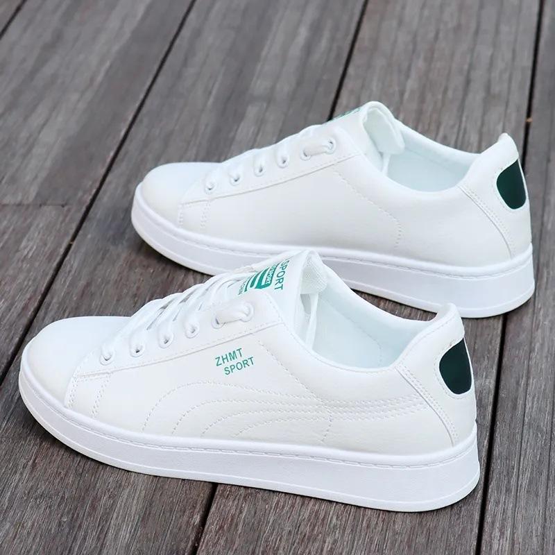 Pantofi bărbați 2025 primăvară impermeabili pantofi albi mici versiune coreeană pantofi sport și de agrement versiune coreeană pantofi de bord la modă versatili antiderapanți