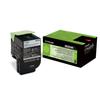 Lexmark 802HK - Vysok Vtnost - Ern - Originln - Kazeta S Barvivem LCCP, LRP - Pro Lexmark CX410de, CX410dte, CX410e, CX510de, CX510dhe, CX510dthe