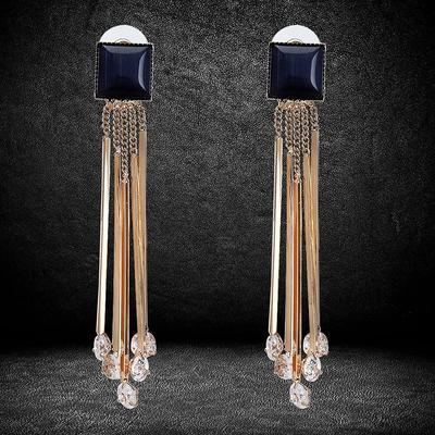 Jewellery for Women Crystal Earings Gold Plated Dangler Earrings for Girls and Women