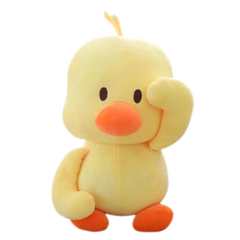 Celebrità di internet ballano peluche anatra gialla bambola anatra carina bambola cuscino