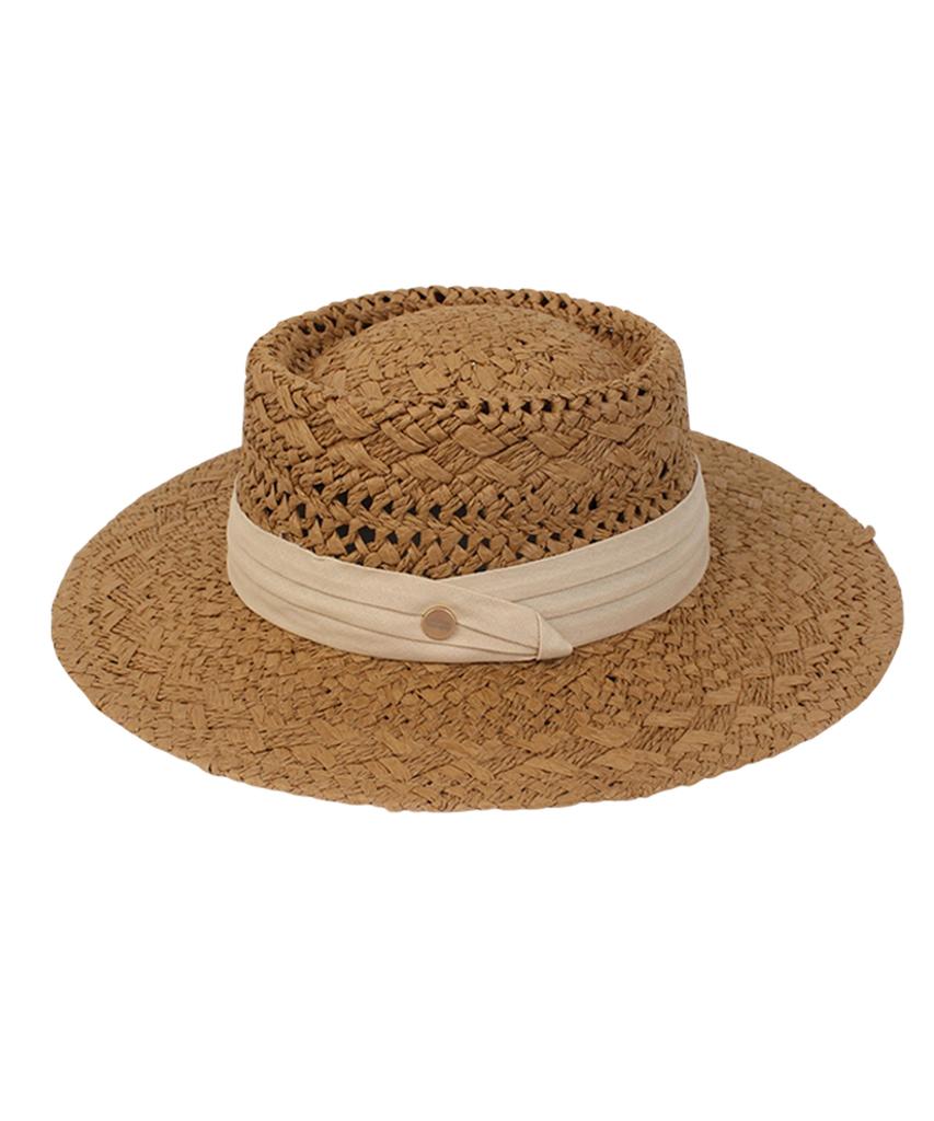 Yunibeosyeolkemiseuteuli Sanjose Bg Line Brown Panama Hat Panama Hat
