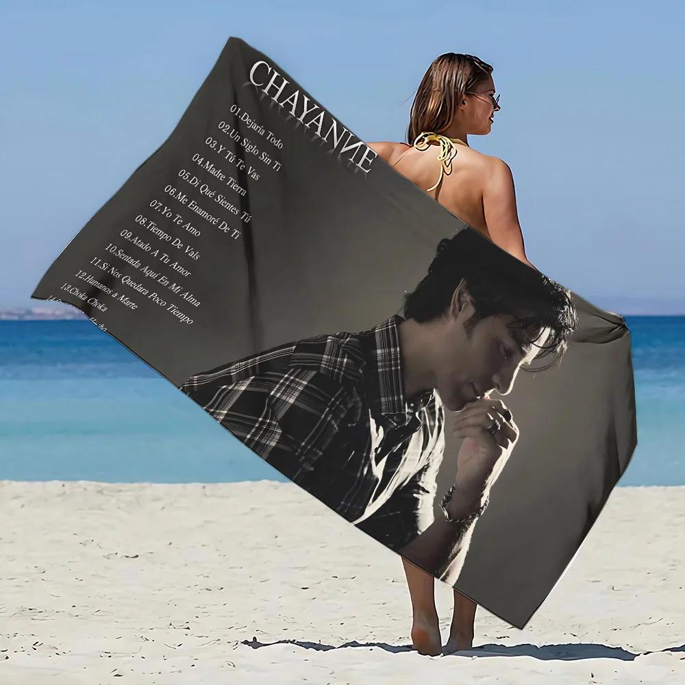 Chayanne Dance with Me Beach Towel Microfiber Sand-Free Quick Dry for Pool Gym Shower Camping - Gift Friendly