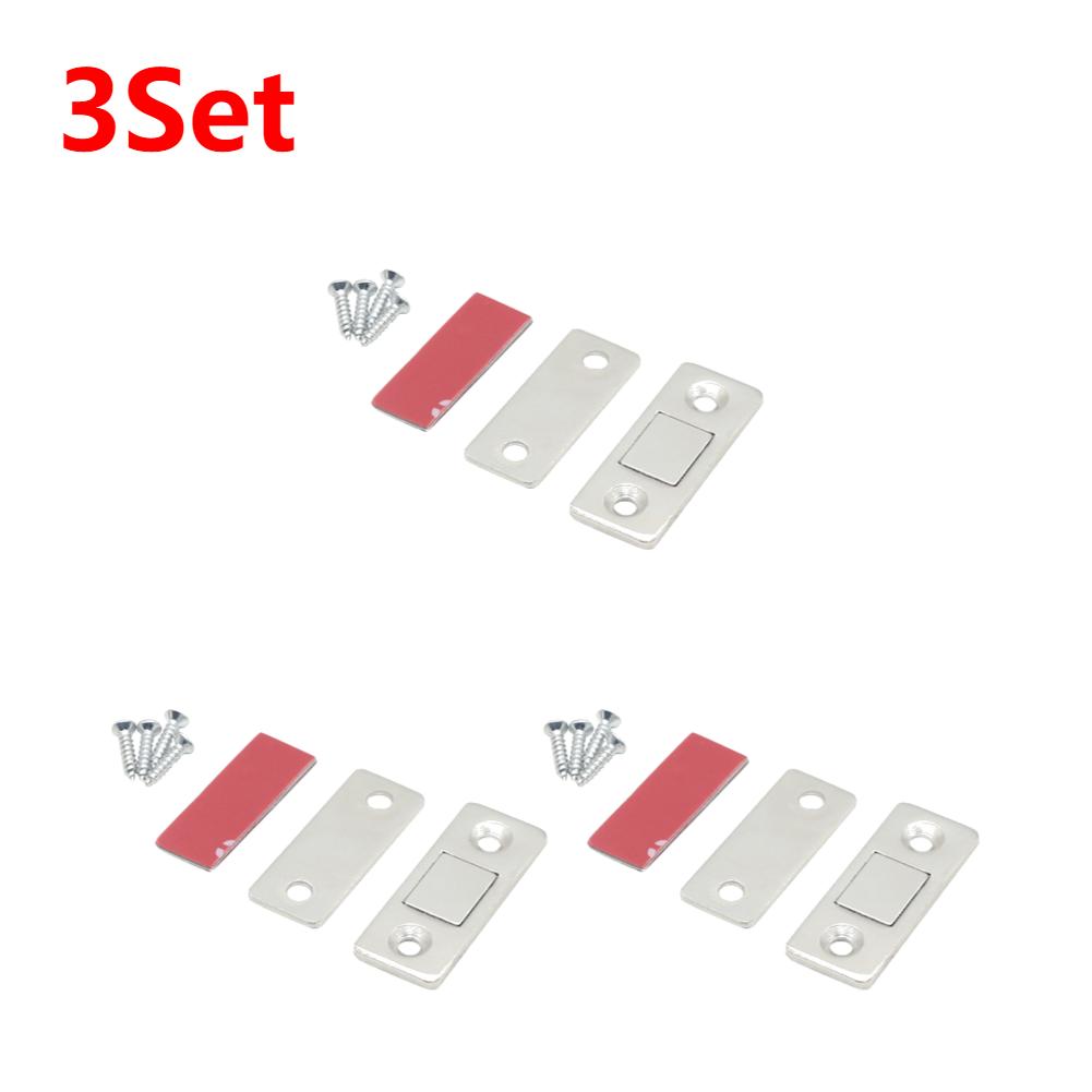 Magnetic Door Catch Cabinet Magnetic Catch Adhesive Drawer Magnet Catch Ultra Thin Cabinet Door Magnetic Catch Drawer Closures