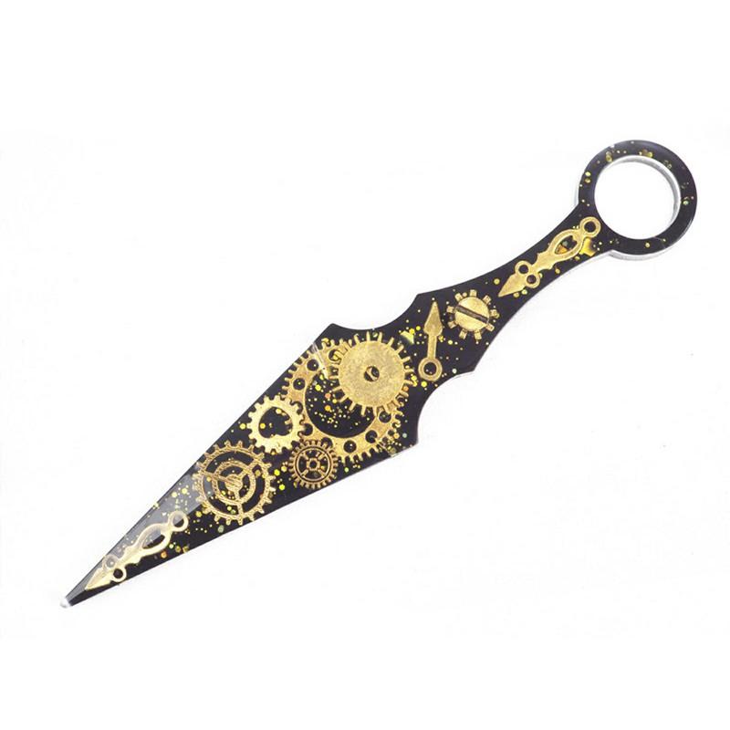 Ninja Tool Naruto Shuriken Keychain Resin Mold DIY Silicone Mold Knife Shape Keychain Mould