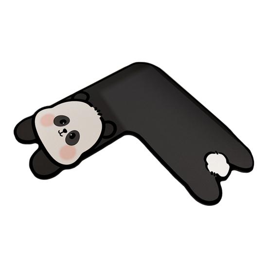 Diatom Mud Floor Mat Cartoon Animal Shape L-Shaped Design Water Absorbent