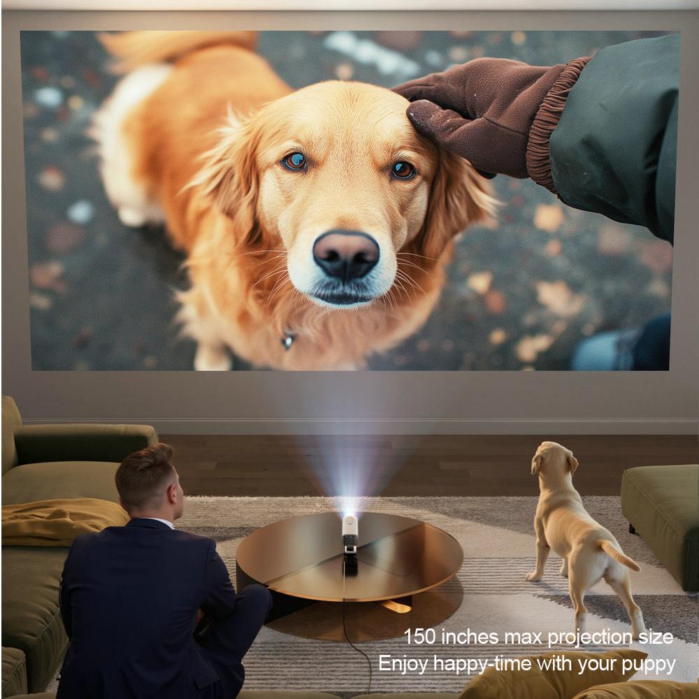 New Arrival Vivicine Y1S Pro Portable HD Android 12 WIFI LED Home Theater Movie Game Projector