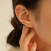 14k Diamond Spear Ball Piercing (14k Gold) LCPI02