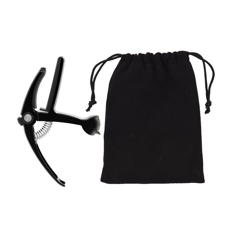 

5 In 1 Guitar Capo Acoustic Guitar Capo String Cutter/Pick Holder/Pin Puller Transfer Clip Alloy String Instruments Accessories чёрный