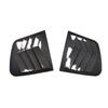 For Kia Sportage KX5 2016 2017 2018  Car Rear Louver Window Side Shutter Cover Trim Sticker Vent Scoop ABS Carbon Fiber