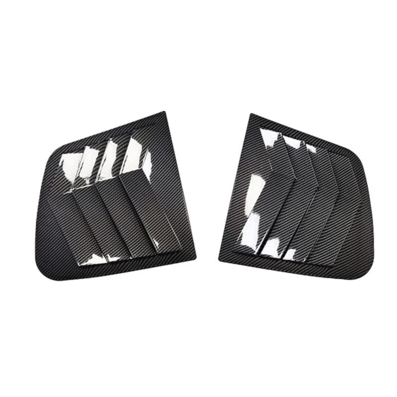 For Kia Sportage KX5 2016 2017 2018 Car Rear Louver Window Side Shutter Cover Trim Sticker Vent Scoop ABS Carbon Fiber