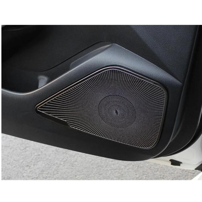 3d Sticker Car Stickers Interior Door Audio Speaker Panel Stereo Trim Parts Frame For Toyota Levin