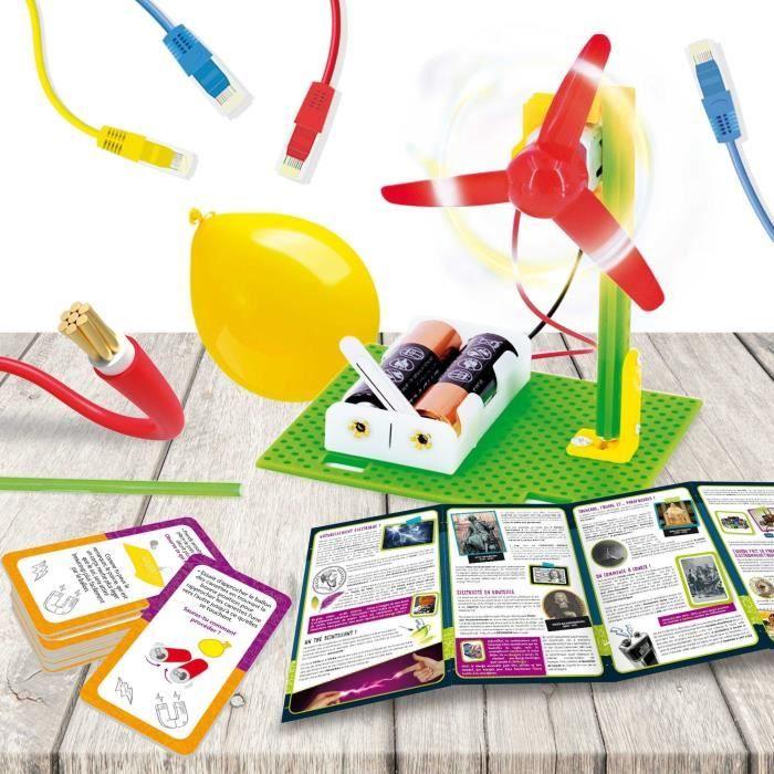 Upptäck elektricitet - Vetenskapligt kit - JAG ÄR ETT GENI FICKA - Säkra komponenter