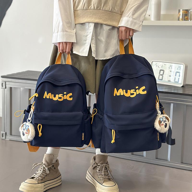 American High Street Large-Capacity Weight-Reducing Backpack for Middle School Boys and Girls