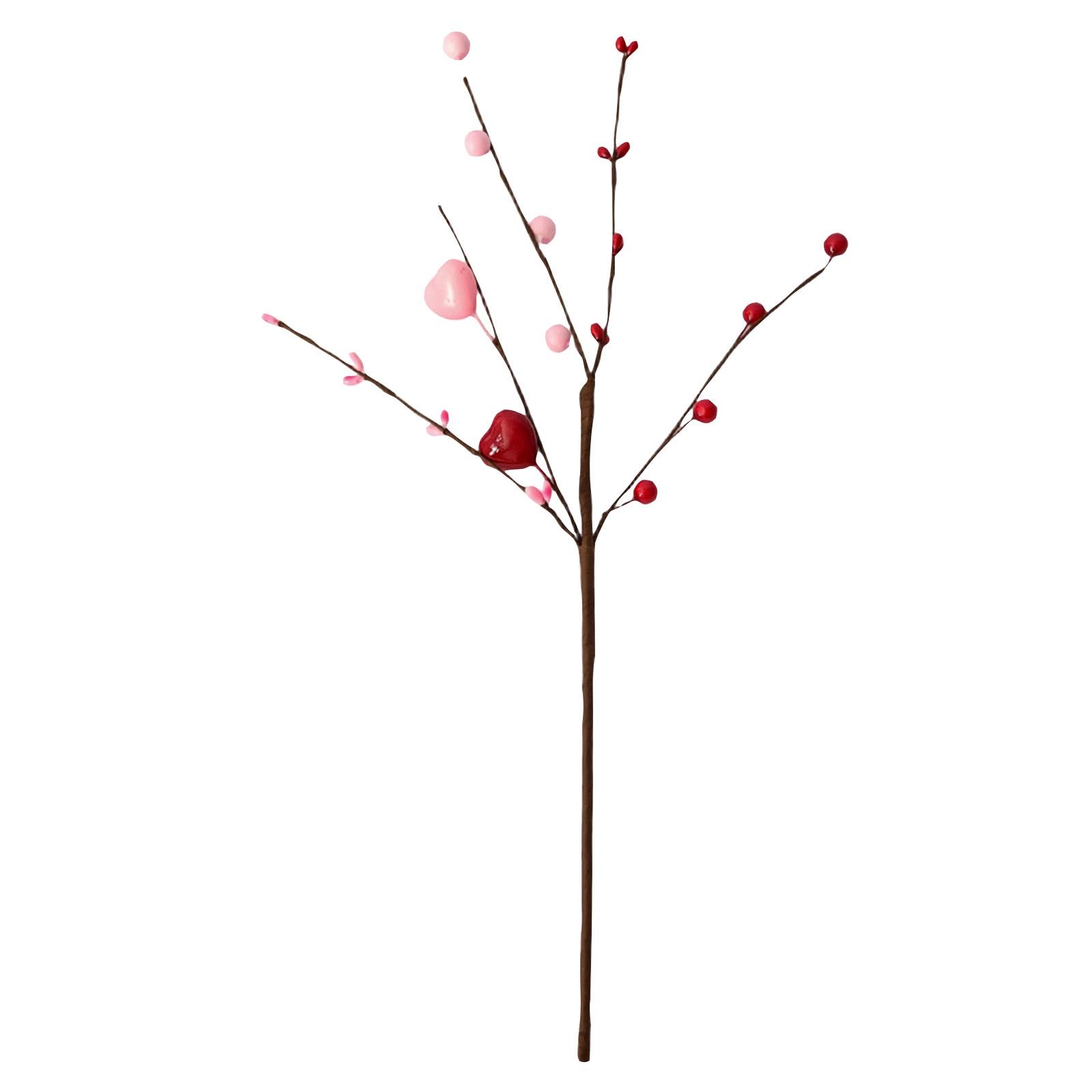 

Valentine s Day Flowers Artificial Berries Valentine s Day Decorations Wedding Home Decor One Size