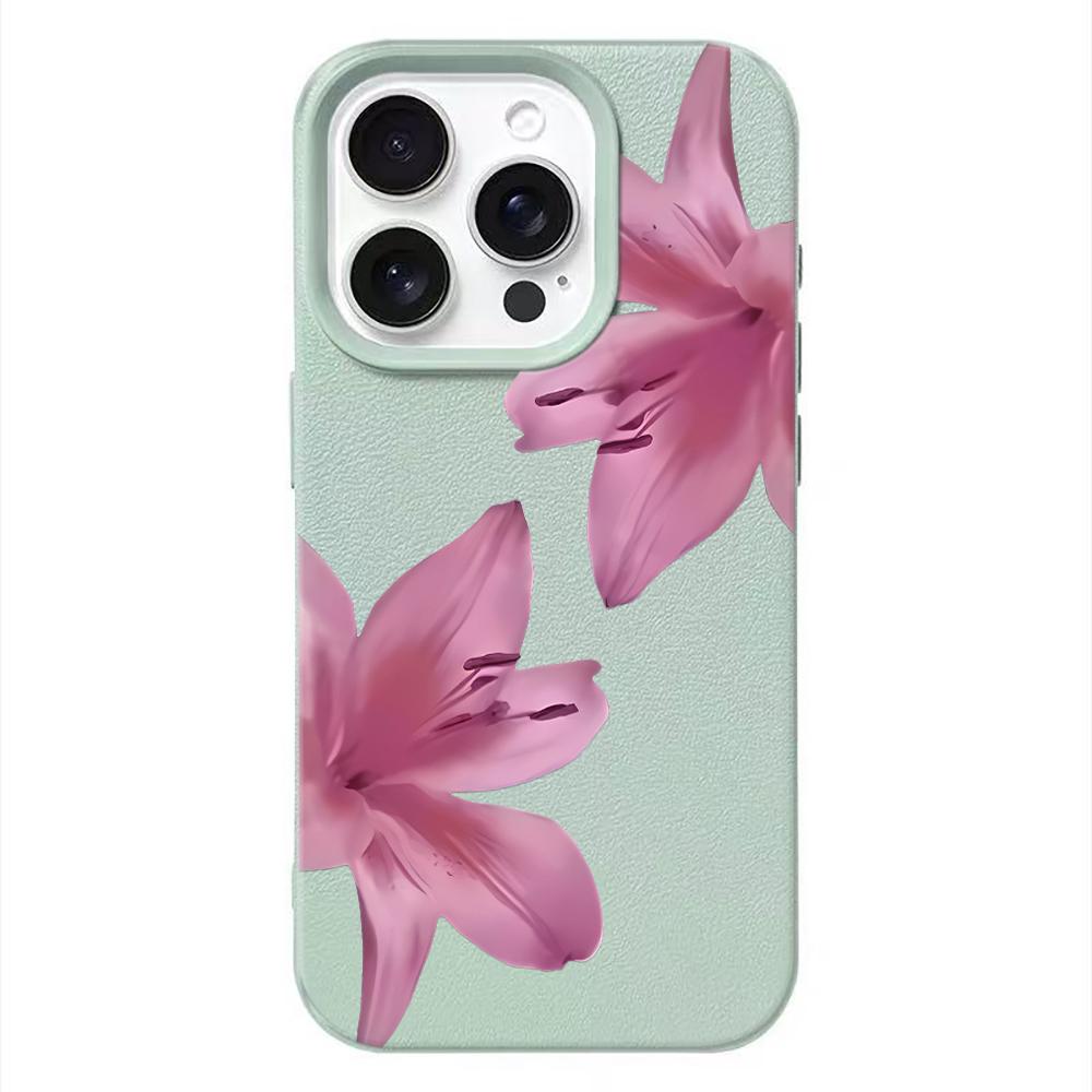 Leopard Print Vintage Flowers Phone Case For IPhone 17 Air 16 16E 15 14 13 12 11 Pro Max 16 15 14 Plus Phone Case Bumber Cover