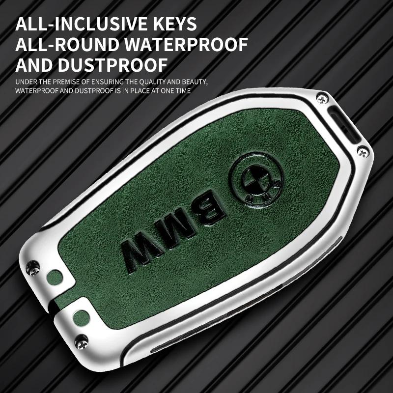 2025 Car Key Case Cover For BMW X1 X2 X3 X5 X4 X6 X7 G30 G20 G32 G11 G12 F40 F30 F20 F10 F34 F07 F44 F45 G15 Keychain Access