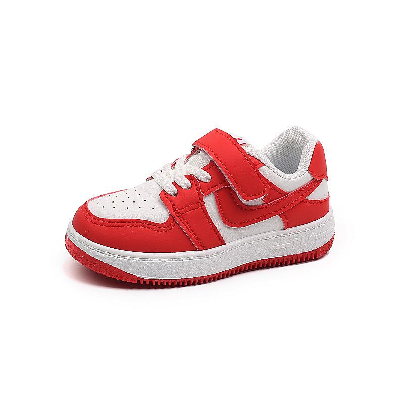 

Dunk черно-белые панда одноклассник весна и осень детские спортивные туфли на твердой подошве мальчики и девочки высокие баскетбольные кроссовки теневые серые туфли 21-26 yards, 6 pairs in one hand