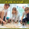 18 Pcs Special Forces Army Men Soldier Combat Movable Action Figures Army Guys Plastic Toy Soldiers Playsets Military Toy Men with Military Weapons